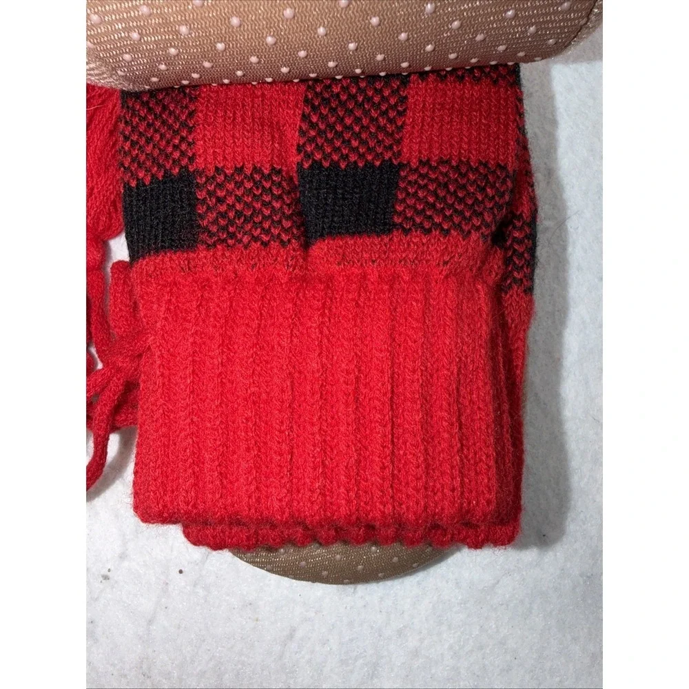 Muk Luks Slipper Socks Womens Small/Medium S/M (5-7) Red Christmas Holiday NEW
